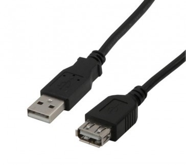 USB 2.0 a/a verlengkabel 2 meter