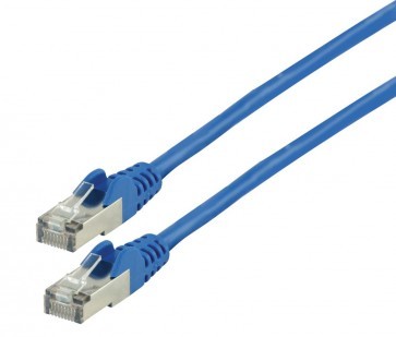 1M blauw F/UTP cat6 metalen connectoren