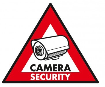 Sticker camera security per 5 verpakt
