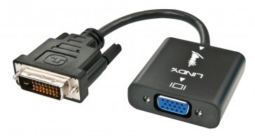 DVI-D male naar VGA female - 12cm kabel