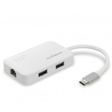 Edimax USB-C naar 1000Mbps LAN + 3x USB3.0 hub EU-4308