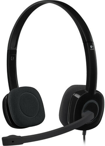 Logitech headset H151 on-ear met microfoon - 3.5mm
