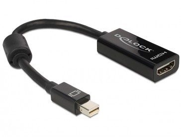 Mini display poort male naar HDMI adapter female 22cm kabel