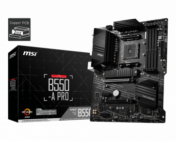 MSI B550-A PRO AM4 Ryzen ATX-ddr4-raid-dp-hdmi-M.2-usbc