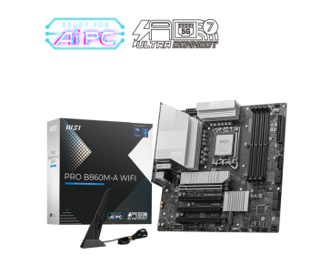 MSI B860M-A s1851 mATX 4xddr5/hdmi-dp-usbc/3x M.2/wifi7