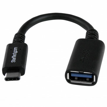 USB-C male naar USB-A female - 15cm kabel