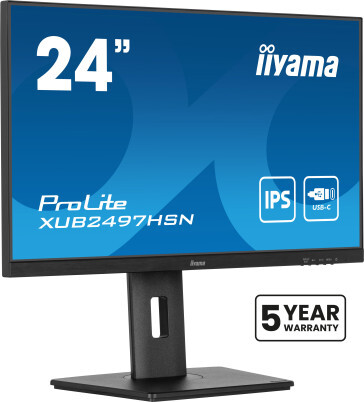 24" IIyama XUB2497HSN hdmi+dp+usbc+rj45+pivot+dp-out