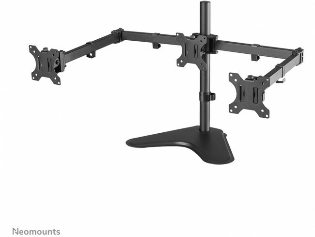 Ewent Monitor bureausteun voor 2 schermen tot 27 inch, crossbar, zwart