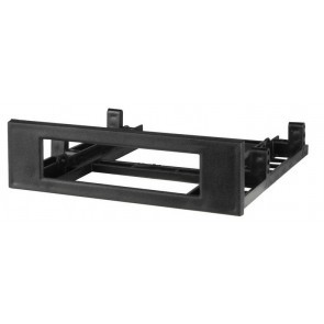 Inbouwbracket -zwart- van 5.25 naar 3.5 inch voor cardreader