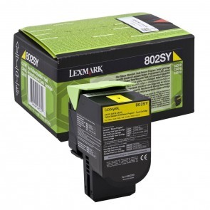 Lexmark 802SY toner CX310/410/510 2000 pagina's geel