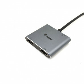 USB-C male naar 2x HDMI female USB-A en 1x USB-C oplaad
