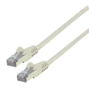 0.50M grijs F/UTP cat6 metalen connectoren