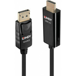 DisplayPort male naar HDMI male aktieve kabel - 0.5 meter