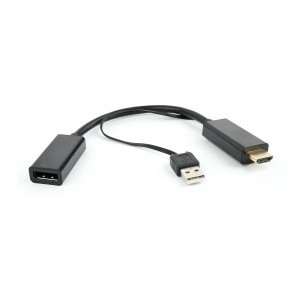 HDMI male kabel naar DisplayPort female 15 cm