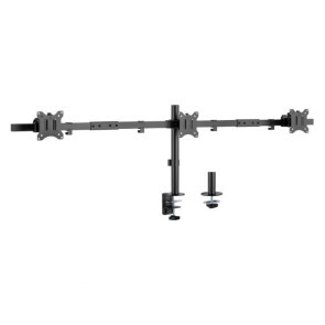 Equip monitorarm 3 monitoren bureaubeugel klem - recht