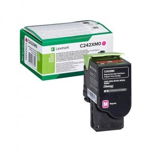 Lexmark C242XM0 toner MC2425ADW/MC2535ADWE 3500p magenta