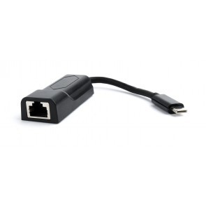 USB-C male naar gigabit LAN - 15cm kabel