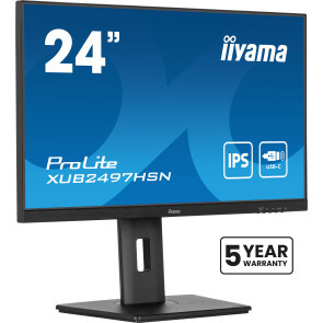 24" IIyama XUB2497HSN hdmi+dp+usbc+rj45+pivot+dp-out